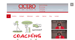 Desktop Screenshot of cicero-oe.de